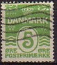 Denmark 1986 Coat Of Arms 5 KR Green Scott 793. Dinamarca 793. Uploaded by susofe